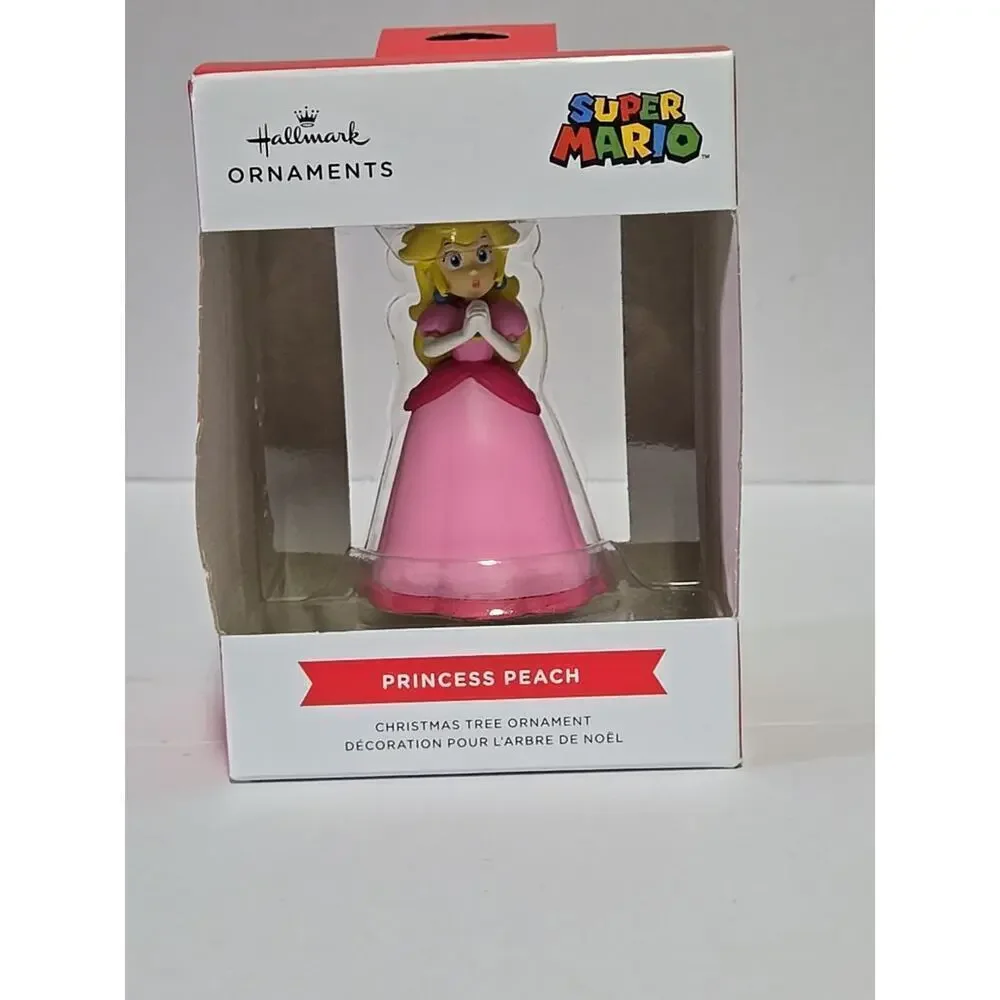 Hallmark Nintendo Super Mario Princess Peach Christmas Ornament NEW